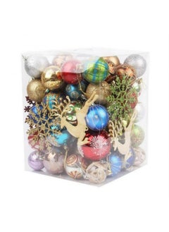 اشتري Bauble Balls Ornaments,60-70 Pcs Shatterproof Tree Hanging Balls في الامارات