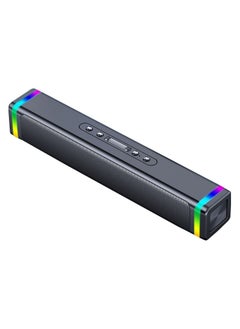 Buy RGB Portable Bluetooth Stereo Bass Subwoofer PC Speaker Battery Powered in Saudi Arabia