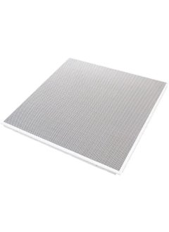 Buy RACO Perforated Aluminium Ceiling Tile | Perforated Clip-In Type Panel for Interior Decoration | White | Size: 600mm x 600mm | Perforated Style in UAE