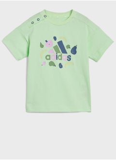 Buy Infants Essentials Allover Printed T-Shirt Set in UAE