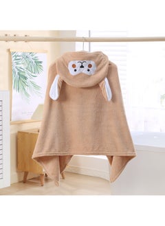 Buy Kids Hooded Boys and Girls Towel Bath Wrap Toddlers Shower Bathrobe Blanket in Saudi Arabia