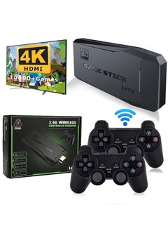 اشتري Retro Game Console, HD Classic Game Console, 10000+ Built-in Games, 9 Emulators Console, HDMI Output TV Video Games, High Definition Game Console with Dual 2.4G Wireless Controllers في الامارات