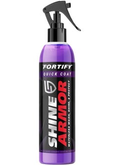 Buy SHINE ARMOR Fortify Quick Coat Ceramic Coating Car Wax Polish Spray Waterless Car Wash and Wax Hydrophobic Top Coat Polish and Polymer Paint Sealant Detail Protection in UAE