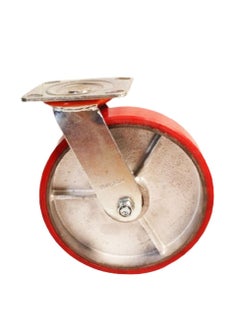 Buy Red Pu Caster Wheel 5 Inch in UAE