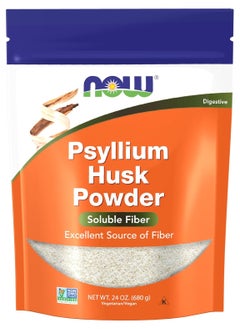 Buy Now Foods, Psyllium Husk Powder, 24 oz (680 g) in Saudi Arabia