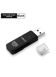 Buy High-Speed USB 3.0 SD/TF Card Reader for Cameras USB3.0 black "pearlescent bag packaging] in UAE