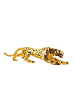 Buy Small size 55*13 cm of Gold Tiger Animal Status Home Decoration Sculpture, crafted with unparalleled elegance for an exquisite touch to any space. in UAE