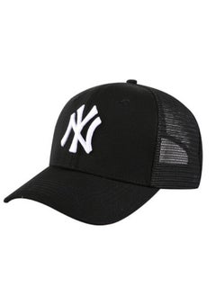 Buy New Era MLB New York Yankees sun hat, mesh cap, outdoor men's and women's sports duckbill cap black in UAE