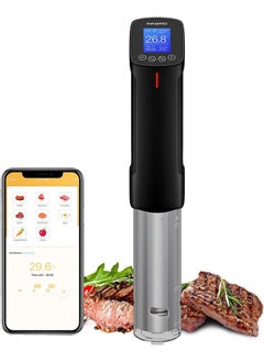 اشتري INKBIRD Sous Vide Machine ISV-100W WiFi Precision Cooker Immersion Circulator Temperature Time and Touch Control Sous Vide Cooker 1000 Watts في الامارات