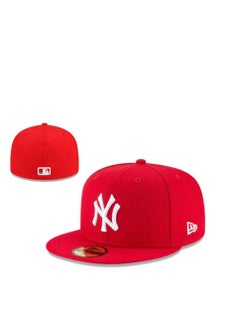 Buy 3D Embroidered Fitted Baseball Team Cap with Closed Back for Sun Protection in Saudi Arabia