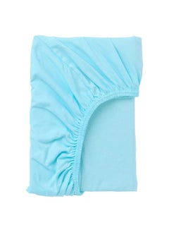 Buy Fitted sheet, blue, 80x165 cm in Saudi Arabia