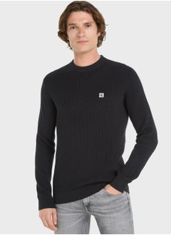 Buy Monogram Crew Neck Sweater in UAE