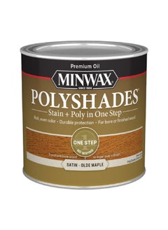 Buy Polyshades Stain and Polyurethane Finish Olde Maple 0.5pt 213304444 in Saudi Arabia