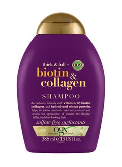 Buy Biotin And Collagen Shampoo Multicolour 385ml in UAE