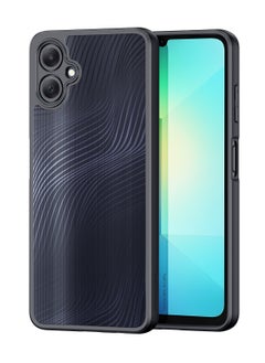 Buy DUX DUCIS Aimo Series Cover for the Samsung Galaxy A06 mobile phone slim, transparent matte cover made of TPU, polycarbonate, polypropylene, silicone - Black in Egypt