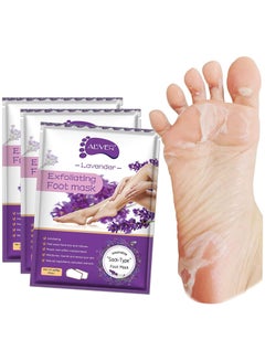 Buy Pack of 3 Lavender Exfoliating Foot Mask in UAE