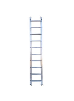 اشتري Singapore Extension Aluminum Ladder - Lightweight Ladder for Home, Office & Outdoor Use | 10+10 Steps Folding Ladder with Anti-Slip Design | Heavy-Duty Multi-Use Ladder | 6 Meter في الامارات