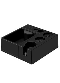 Buy Espresso Knock Box, Espresso Coffee Organizer Box Fit for Storage 51, 54, 58MM Espresso Tamper, Distributor, Portafilter & Puck Screen Accessories, Plastic Station Base, Multifunctional Design (Black) in UAE