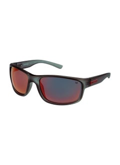 Buy Men CTS-8019 Polarized High Wrap Rectangular Sunglasses Grey 63 mm in UAE