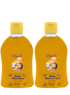 Buy Elegant Orignal 500ml Baby Shower Set Shampoo + Shower Gel in UAE