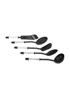 Buy Nylon Kitchen Tools Set With Steel Handle 5Pcs in UAE