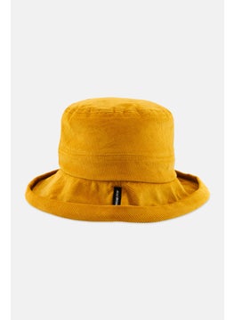 اشتري Unisex Textured Sports Bucket Hats, Yellow في الامارات