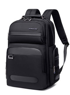 Buy B00492 Waterproof Anti Theft High Quality Mens's Backpack And Women's Backpack With Laptop Compartment For 15-17inch And USB Charging, BLACK in Egypt