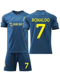 Buy M MIAOYAN Saudi Arabia Riyadh Victory Team C Ronaldo same away jersey No. 7 football suit adult children's men's and women's team uniform in Saudi Arabia