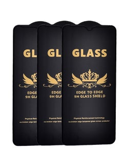 Buy G-Power 9H Tempered Glass Screen Protector Premium With Anti Scratch Layer And High Transparency For Samsung Galaxy A10s 6.2 Inch Set Of 3 Pieces - Transparent in Egypt