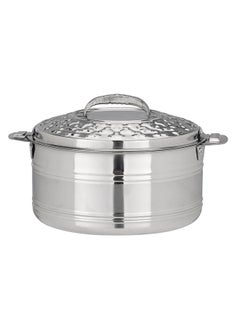 Buy DelCasa Double Wall Hot Pot 3000ml Stainless Steel Hot Pot DC2176 in UAE