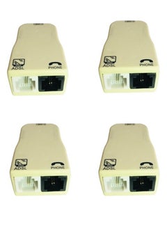 Buy DSL Filter Phone Jack Splitter DSL Splitter Filter Z-Blocker for Phone Line pack of 4 in Saudi Arabia