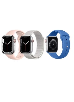 Buy 3pcs Watchband Replacement for Apple Watch 49/45/44/42mm Series 8/7/6/5/4/SE in UAE