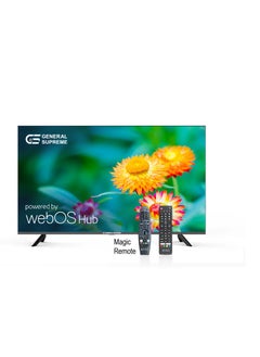 اشتري جنرال سوبريم شاشة 55 بوصه، فائقة الدقة (4K-UHD)، سمارت، نظام ويب او اس، ريموت ذكي في السعودية