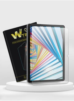 اشتري واقي شاشة من الزجاج المقوى بغطاء كامل من سلسلة Premium Premium لهاتف Lenovo Tab M10 الجيل الثالث 10.1 بوصة 2022 شفاف في السعودية