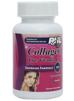 Buy PHL Collagen Plus Vitamin C Veggie Capsules 60's in UAE
