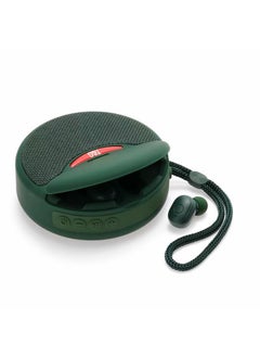 Buy New listing TG808 headset Bluetooth audio cross-border in-ear TWS headset speaker card wireless audio Army Green in UAE