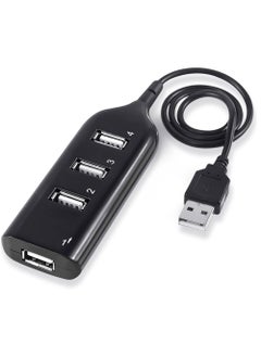 اشتري 4-Port USB 2.0 Hub With Individual Power Switch And LED Indicator Black في السعودية