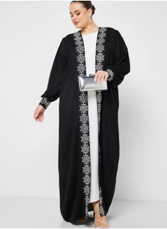 Buy Embroidery Detail Abaya in UAE