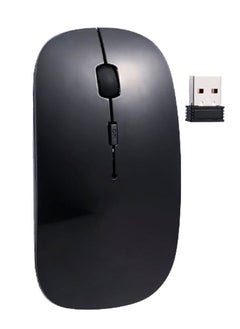 Buy Bluetooth Wireless Optical Mouse With Receiver Black in Saudi Arabia