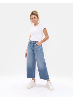 Buy AE Stretch '90s Wide Leg Crop Jean in Egypt