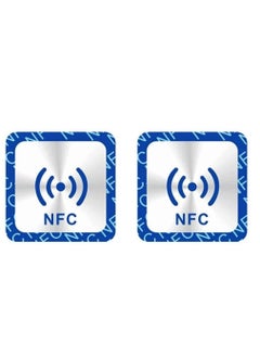 Buy NFC 216 Tags NTAG216 Anti-Metal Ntag 216 Self-adhesive Stickers, Compatible with TagMo and Amiibo, 888 Bytes Memory Fully Programmable RFID Key Token, Support 13.56mhz RFID IC (2 Pcs) in UAE