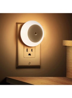 Buy Night Light Plug into Wall, light with Dusk to Dawn Sensor, 0.5W LED Night Light for Kid's Room, Baby Night Light, Bathroom Night Light, Stair Lights Hallway Light in UAE