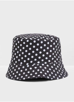 Buy Polka Dot Bucket Hat Fisherman's Hat Versatile Hat in Saudi Arabia