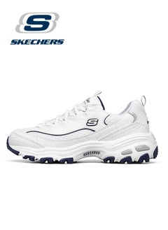 اشتري Skechers new women's shoes spring and summer breathable classic thick sole heightening casual sports dad shoes في السعودية