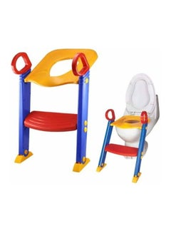 Buy Kid's Toilet Ladder Potty Trainer Seat - Color May Very in UAE