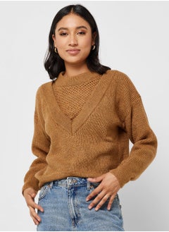 Buy Knitted Ted Knitted Pullover in UAE