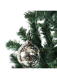 Buy Dots Decorative Xmas Ball, Multicolour - 8 cm in UAE