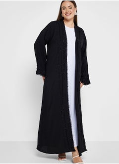 Buy Embellished Detail Abaya With Inner & Sheila in UAE