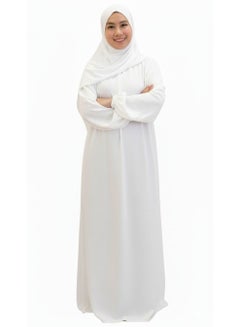 One Piece Islamic prayer dress women with long sleeve - Prayer Clothes for  Women - Namaz Prayer Dress Abaya For women - Jilbab 1 piece, Umrah  essentials for women - Prayer set
