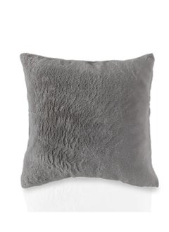 اشتري Double-Sided Knife Edge Cushion Cover -Grey, Polyester, 45 X 45 Cms, 1-Piece في الامارات